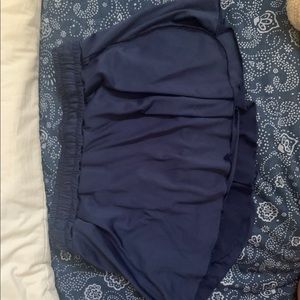 athletic navy blue skirt